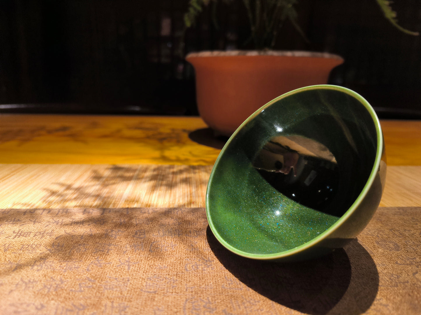 Handcrafted Sparkling Glaze Ceramic Tea Cup | Home Relax Studio